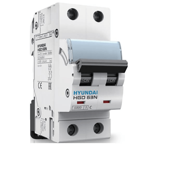 کلید مینیاتوری هیوندای HGD دو پل