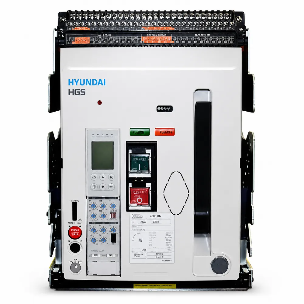 کلید هوایی فیکس هیوندای سری HG مدل HGS12 سه پل 1250 آمپر – قدرت قطع 65kA (اصل کره جنوبی)