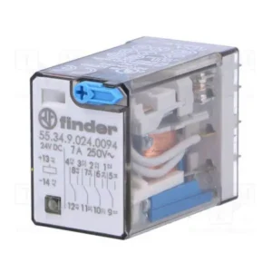 رله 553490240094 فیندر 4 کنتاکت 7 آمپر 24V-DC