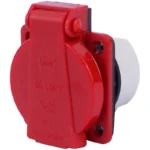 پریز تک فاز تابلویی قرمز پارت الکتریک کد 124/1