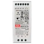 منبع تغذیه مین ول (MW) 24 ولت 2.5 آمپر MDR-60-24