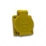 پریز تک فاز تابلویی زرد پارت الکتریک کد 124/2