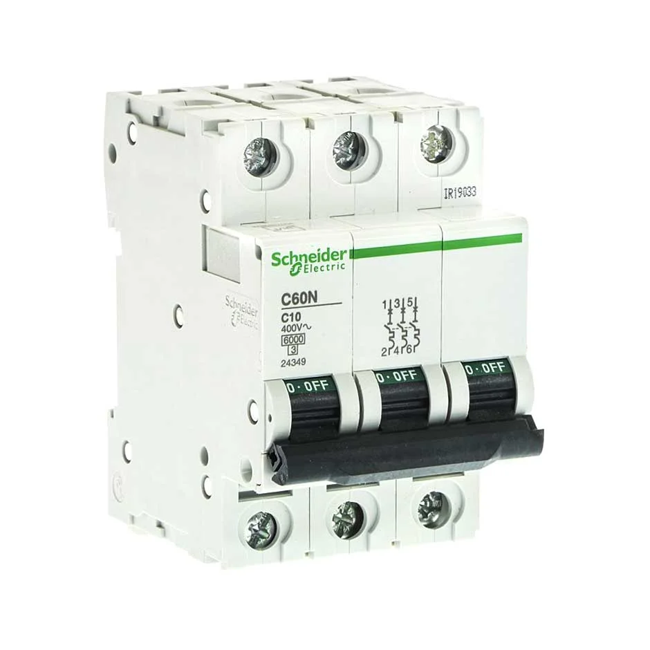 کلید مینیاتوری 3 پل 10 آمپر اشنایدر