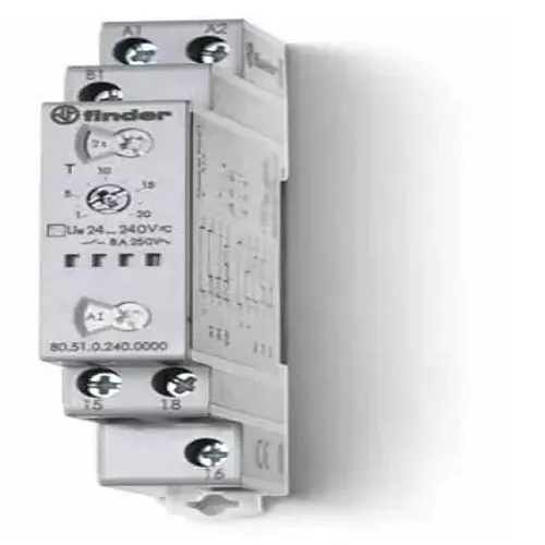 تایمر چندکارکرده 805102400000 فیندر تک کنتاکت 8 آمپر AC/DC