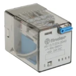 رله 601390240040 فیندر سه کنتاکت 10 آمپر 24V-DC 11 پین