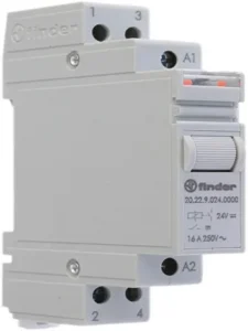 رله 202290240000 فیندر ضربه‌ای دو باز 16 آمپر 24V-DC