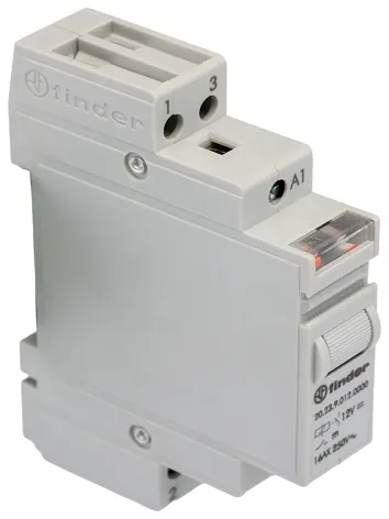 رله 202390120000 فیندر ضربه‌ای یک باز و یک بسته 16 آمپر 12V-DC