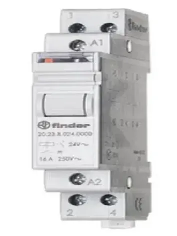 رله 202380240000 فیندر ضربه‌ای یک باز و یک بسته 16 آمپر 24V-AC