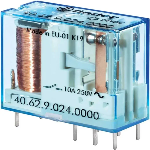 رله 406290240000 فیندر دو کنتاکت ۱۰ آمپر 24V-DC