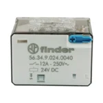 رله 563490240040 فیندر چهار کنتاکت 12 آمپر 24V-DC