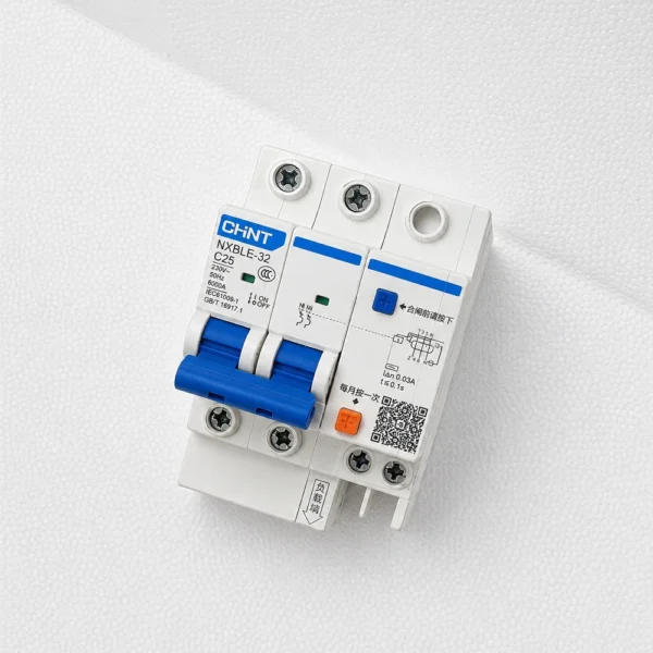 کلید محافظ جان CHINT مدل NXBLE-32 C25 دو پل (استفاده شده)