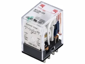 رله 8 پایه دو کنتاکت امرن OMRON مدل MY2N-GS 24VDC (استفاده شده)