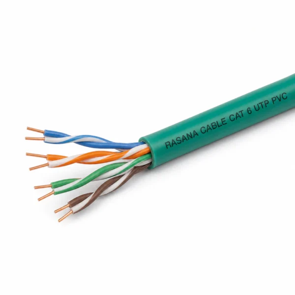 کابل شبکه Cat 6 UTP - PVC رسانا کابل