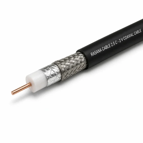 کابل کواکسیال 2.5 C - 2 V رسانا کابل
