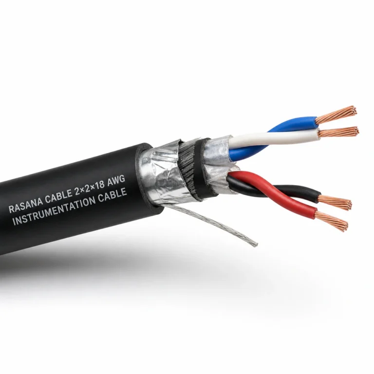 کابل ابزار دقیق 2×2×18 AWG رسانا کابل