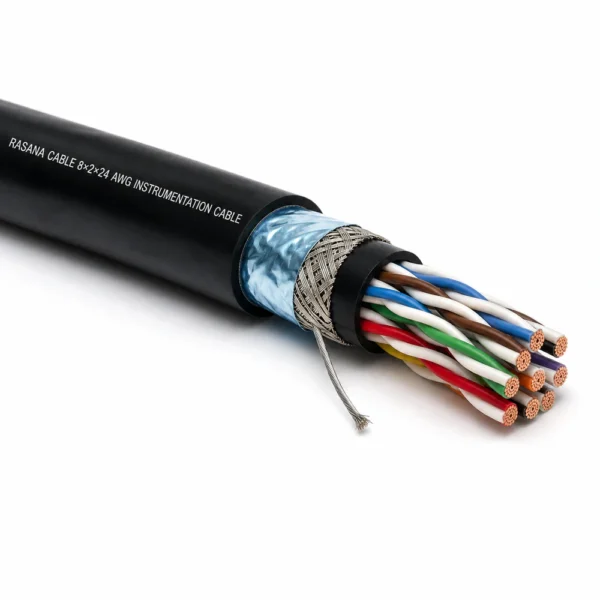 کابل ابزار دقیق 8×2×24 AWG رسانا کابل