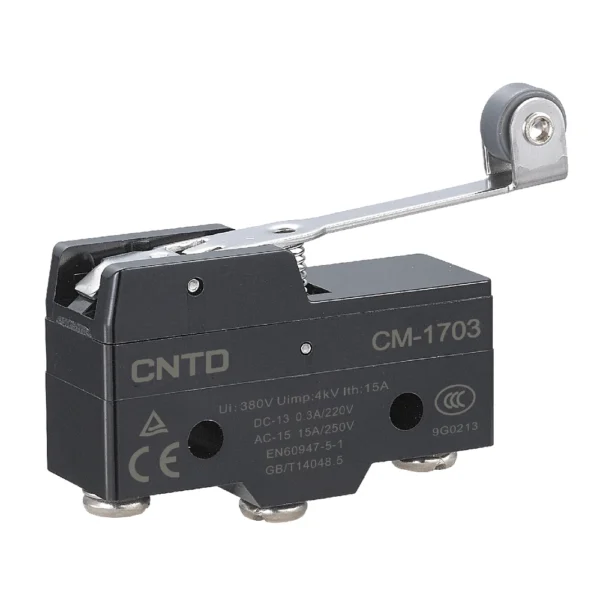 میکروسوئیچ اهرمی غلطک‌دار CNTD مدل CM-1703