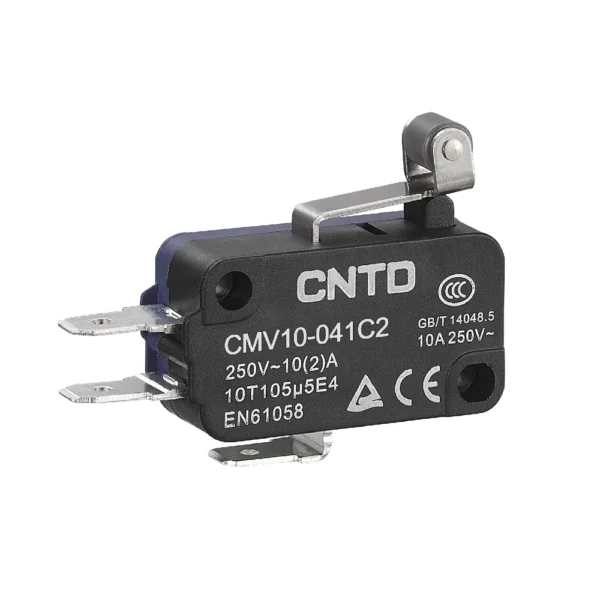 میکروسوئیچ اهرمی غلطک‌دار CNTD مدل CMV10-041C2
