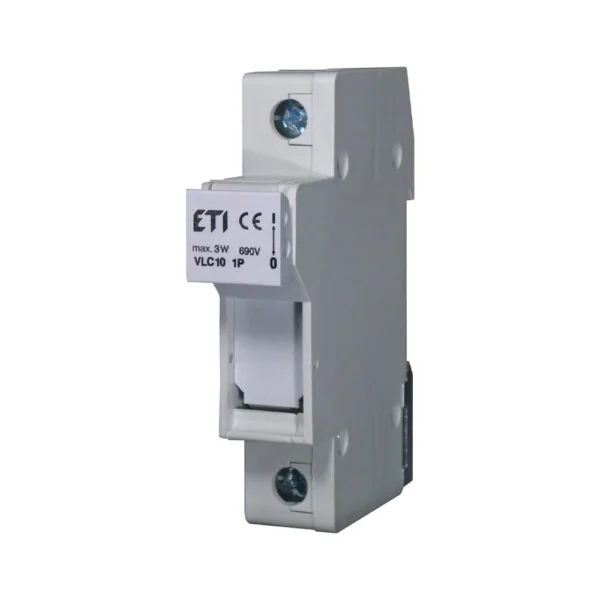 پایه فیوز سیلندری 10x38 میلی‌متر تک پل ETI مدل VLC10 1P
