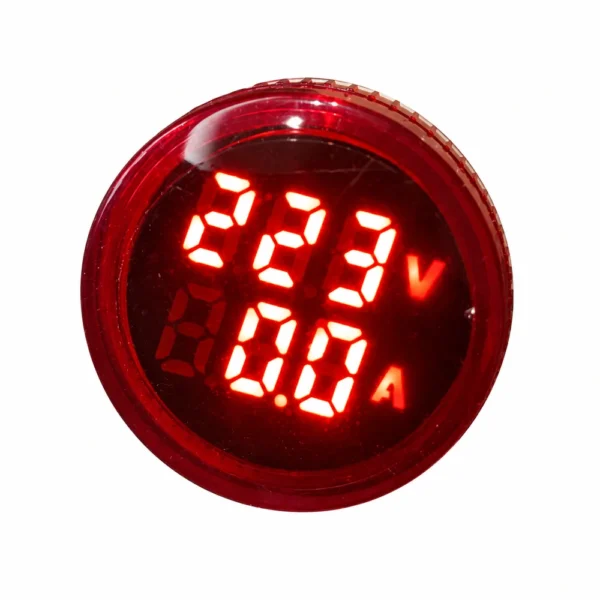 چراغ سیگنال ولت + آمپر متر پارس فانال کد PF56-22VAM(80-500VAC+0-100A)