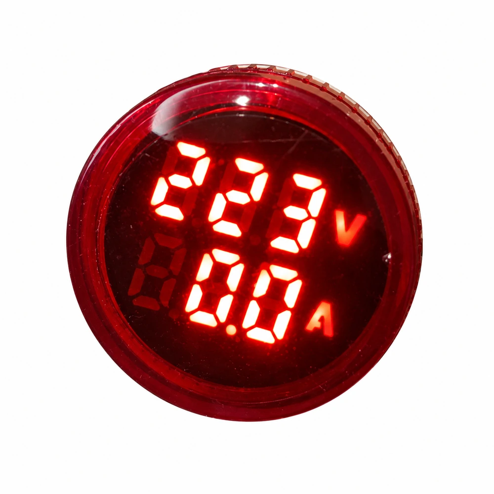چراغ سیگنال ولت + آمپر متر پارس فانال کد PF56-22VAM(80-500VAC+0-100A)