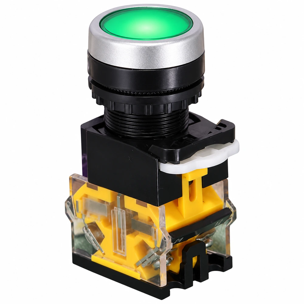 شستی فرمان استارت چراغدار پارس فانال کد PFP5022D-10 GR LED
