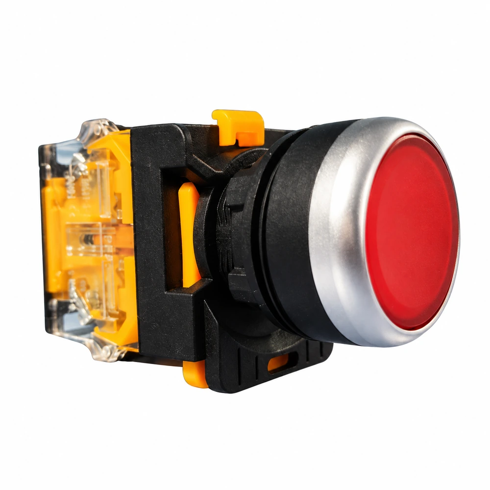 شستی فرمان دوکنتاکت استوپ پارس فانال کد PFP5022D-11 RE